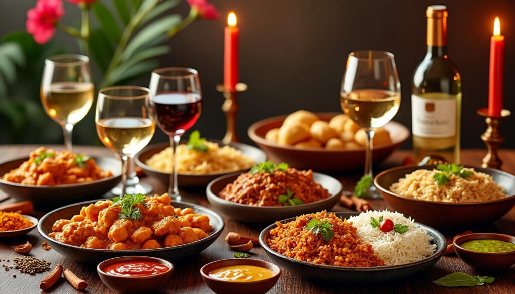 découvrez quels vins accompagner avec la cuisine indienne pour sublimer vos plats épicés et relever les saveurs exotiques de vos repas. conseils et accords parfaits pour réussir votre dîner.