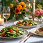 découvrez nos conseils pour réussir vos accords mets et vins lors d’un dîner végétarien : suggestions de vins blancs, rouges et rosés adaptés à chaque plat pour sublimer votre repas sans viande.