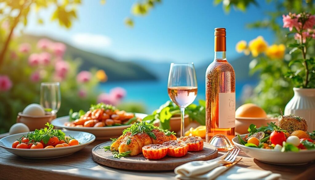 découvrez nos conseils pour accorder parfaitement le vin rosé avec vos repas d’été : grillades, salades, fruits de mer et autres plats estivaux. sublimez vos moments gourmands avec le rosé idéal !