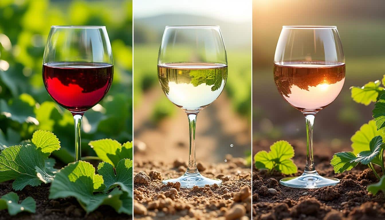 Vin rouge, blanc ou rosé : impact décrypté