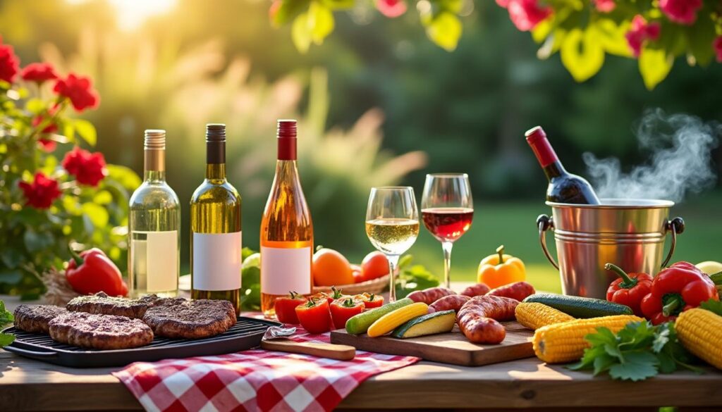 découvrez les vins parfaits pour accompagner un barbecue estival et sublimer vos repas en plein air avec des saveurs fraîches et estivales.