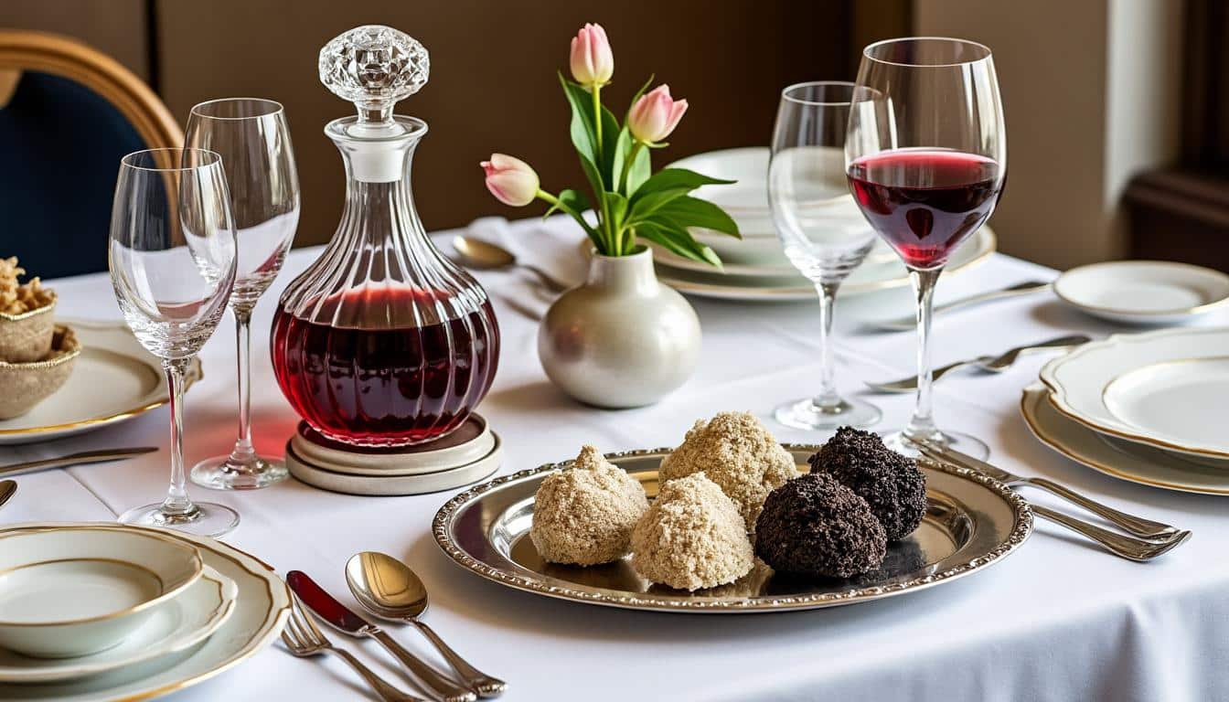 découvrez l'alliance raffinée entre le vin et la truffe, une expérience de luxe alliant saveurs délicates et gastronomie d'exception.